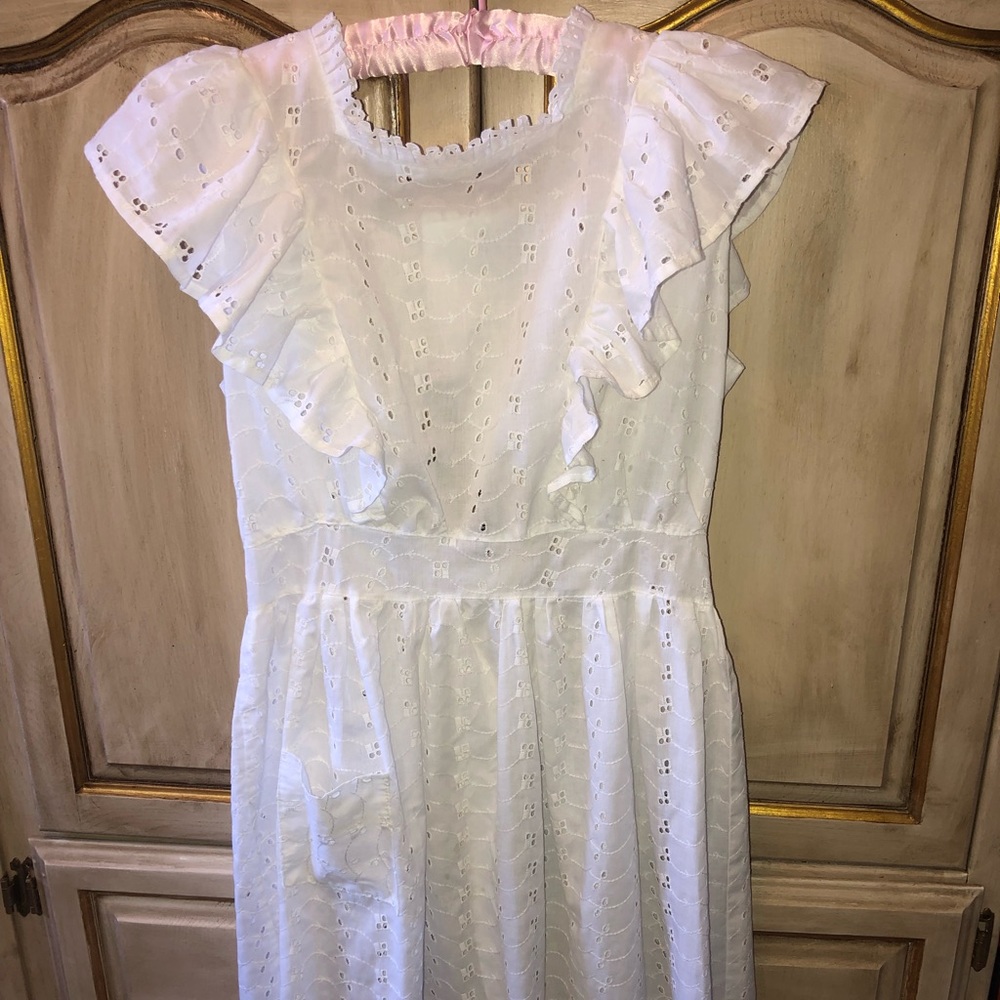 Handmade Ruffled Lace Dress